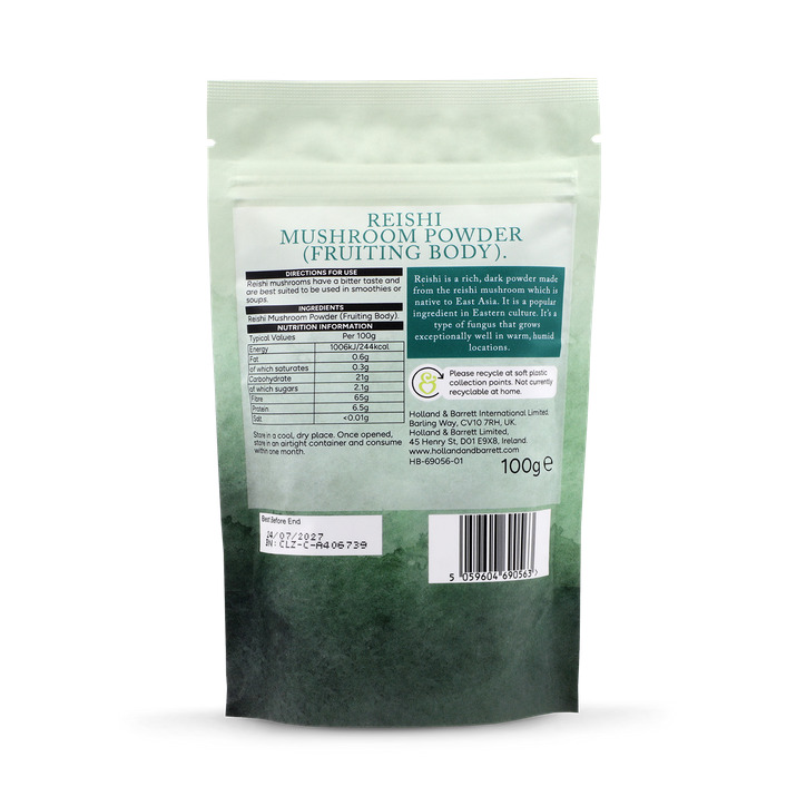 Holland & Barrett Reishi Mushroom Powder 100g